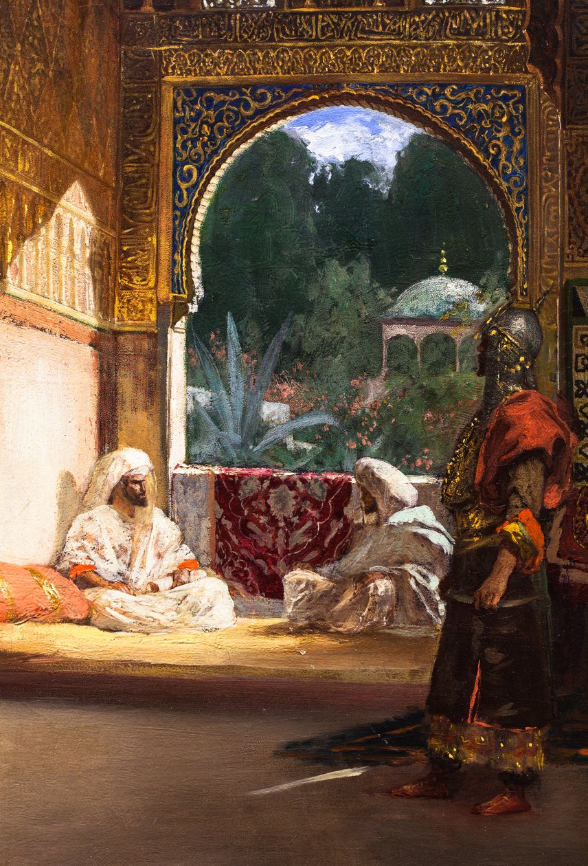 I sultanens palads (detalje), udateret. (Olie på lærred) af Jean Joseph Benjamin Constant