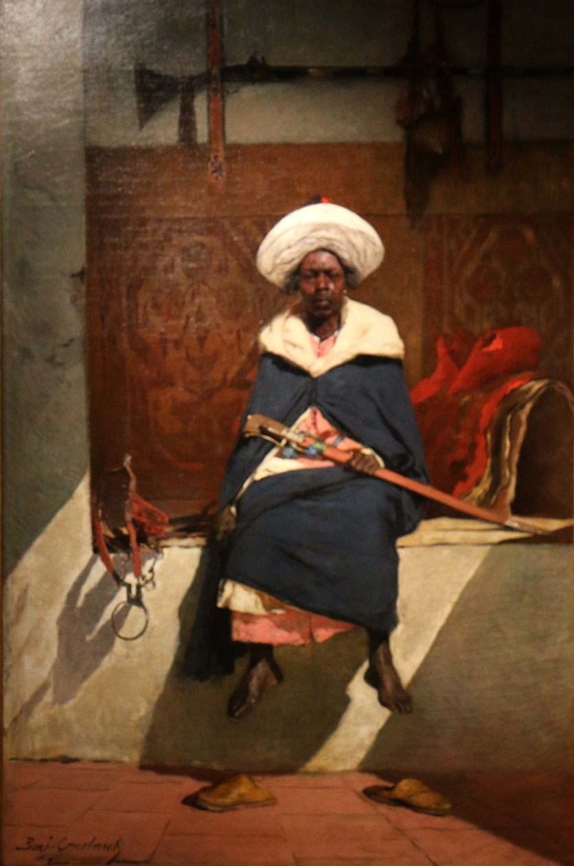Den marokkanske bagmand Tahamy. af Jean Joseph Benjamin Constant
