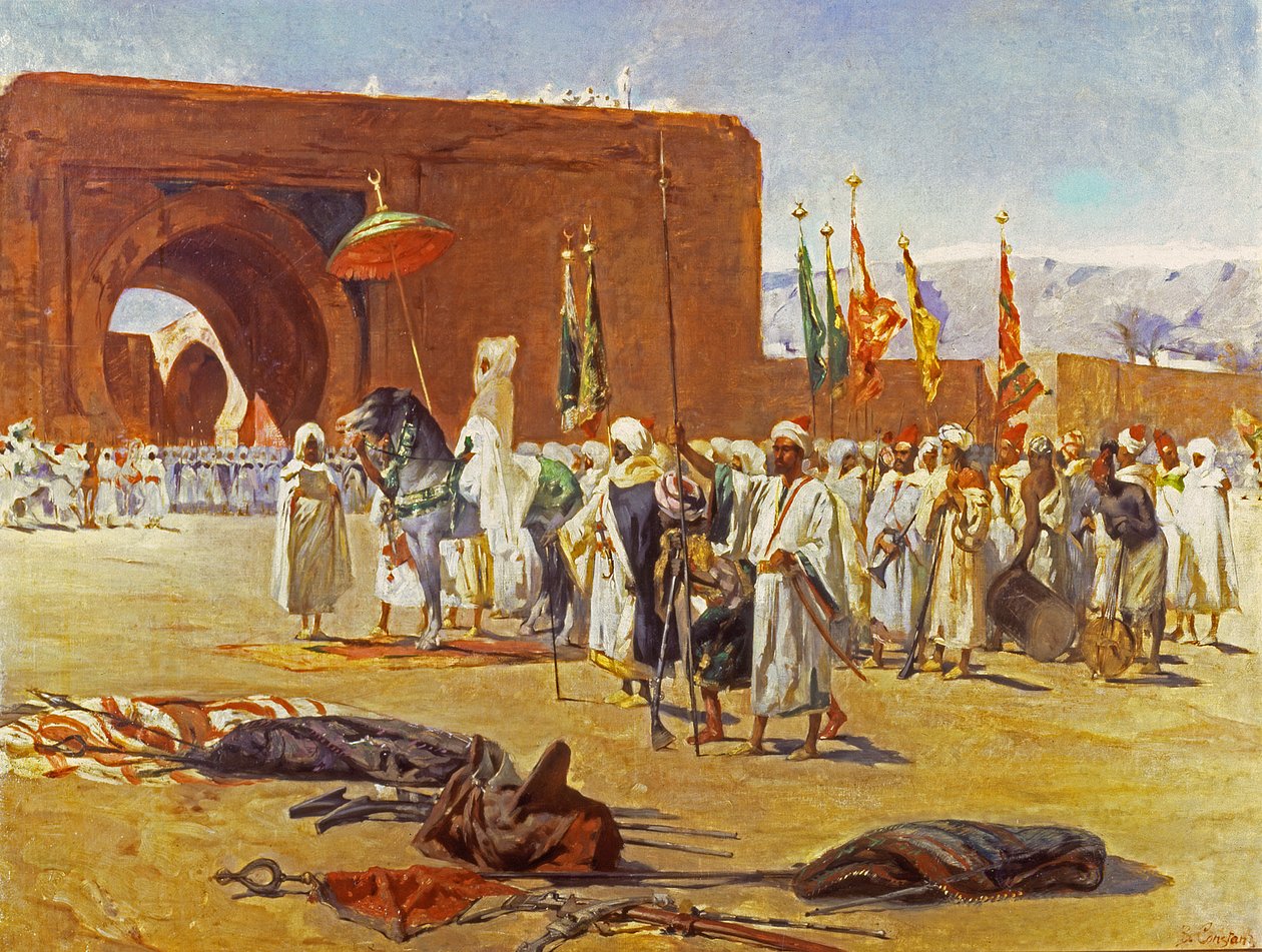 maurisk procession af Jean Joseph Benjamin Constant