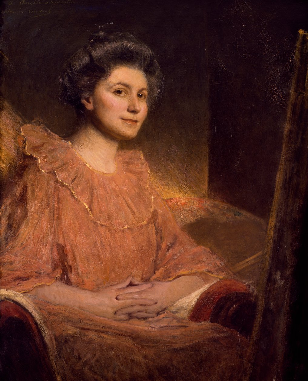 Portræt af Angele Delasalle, af Jean Joseph Benjamin Constant (1845-1902) af Jean Joseph Benjamin Constant