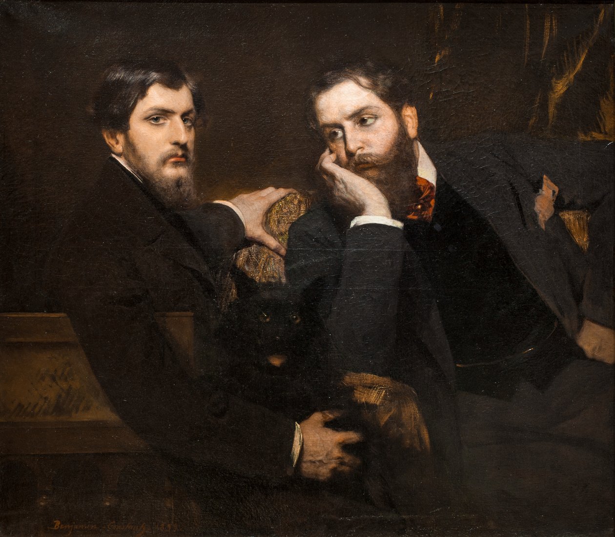Portræt af mine to sønner af Jean Joseph Benjamin Constant