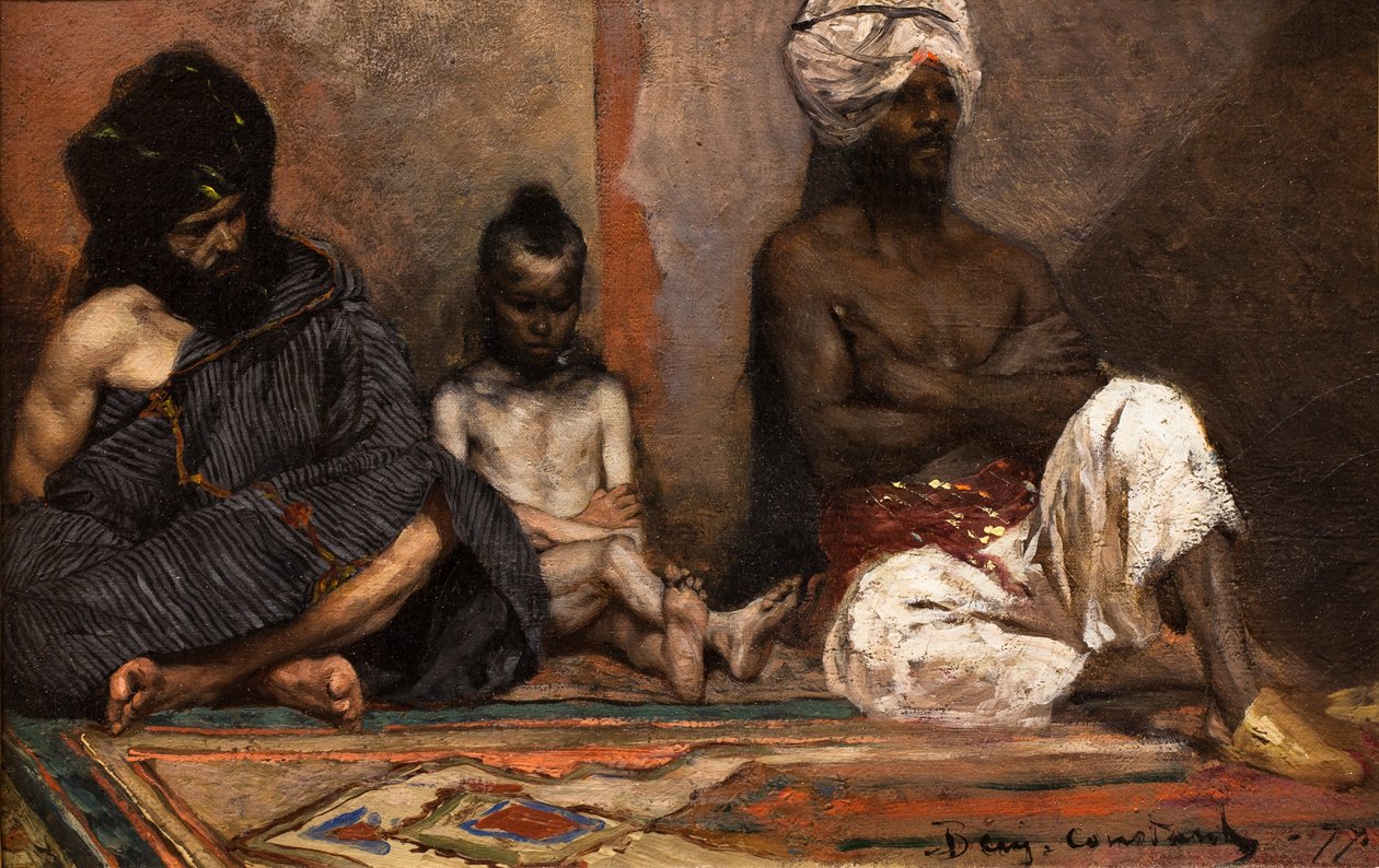 Siddende arabere af Jean Joseph Benjamin Constant