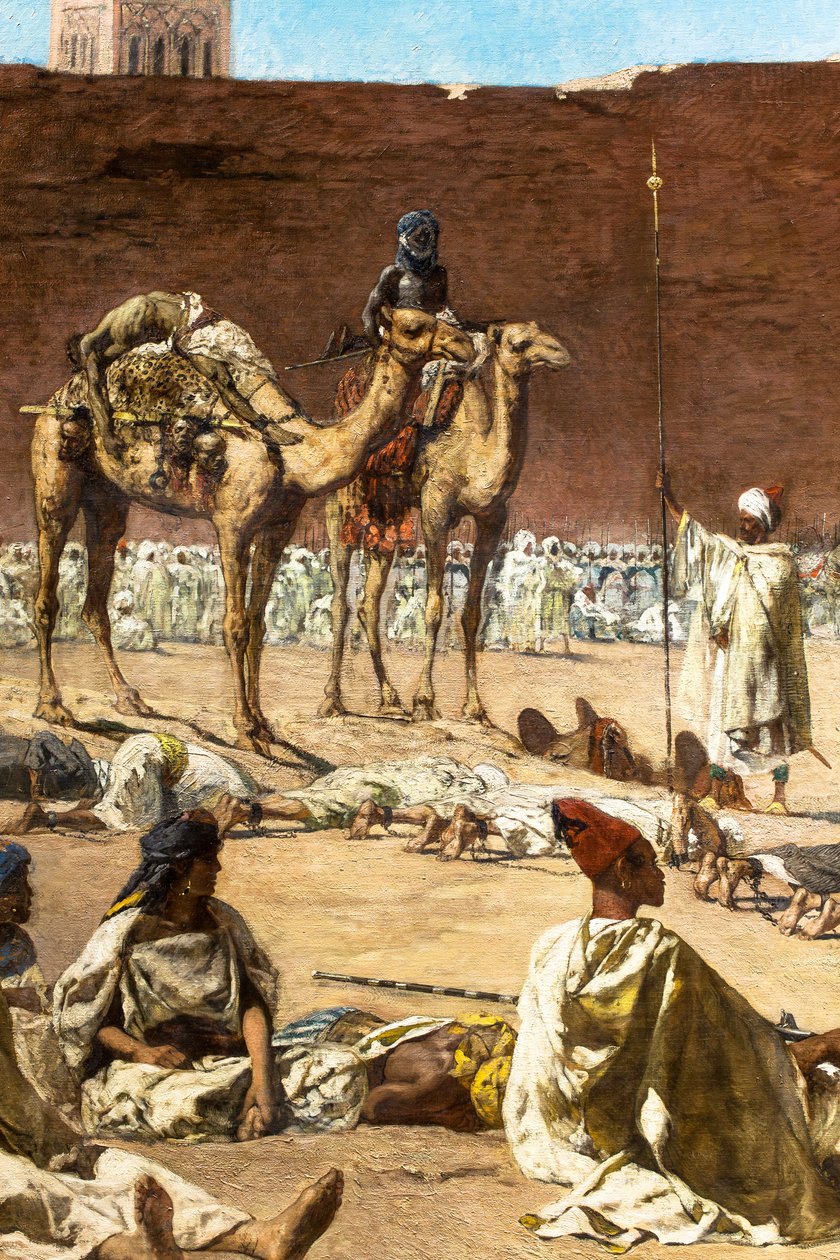 De sidste oprørere, marokkansk historisk scene af Jean Joseph Benjamin Constant