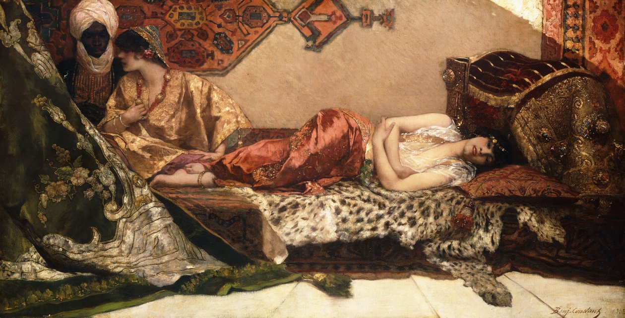 Odalisque, 1882 af Jean Joseph Benjamin Constant