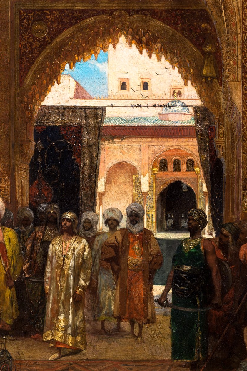 Dagen efter en sejr på Alhambra (detalje) af Jean Joseph Benjamin Constant