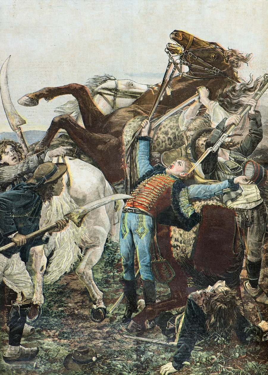 Baras død i 1793 af Jean Joseph Weerts