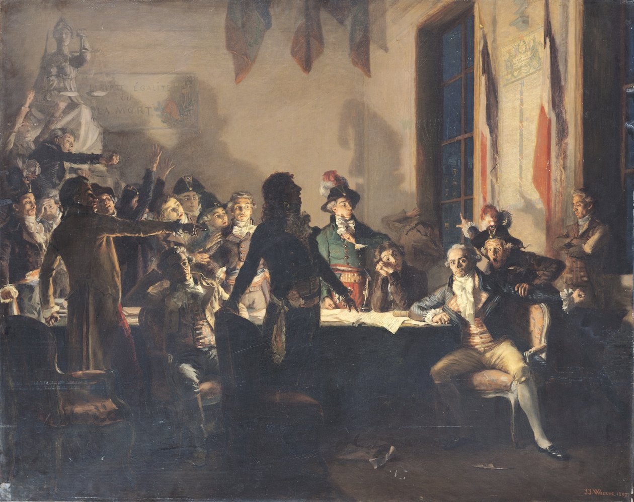 Natten til den 8. og 9. Thermidor, 27. til 28. juli 1794 af Jean Joseph Weerts