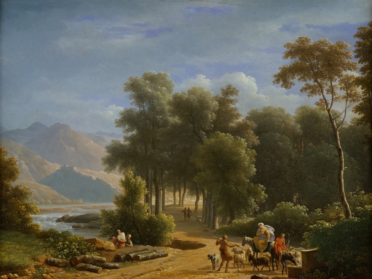 Landskab, 1808 af Jean Joseph Xavier Bidauld