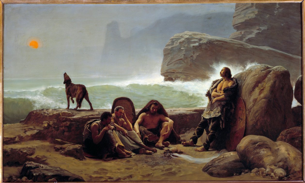 Galliske odds vagter. Maleri af Jean Jules Antoine Lecomte Du Nouy (1842-1923) af Jean Jules Antoine Lecomte du Nouy