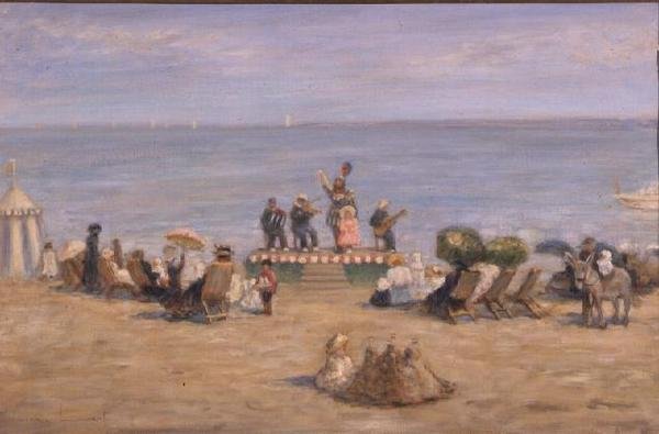 Sommer på stranden af Jean Laurent