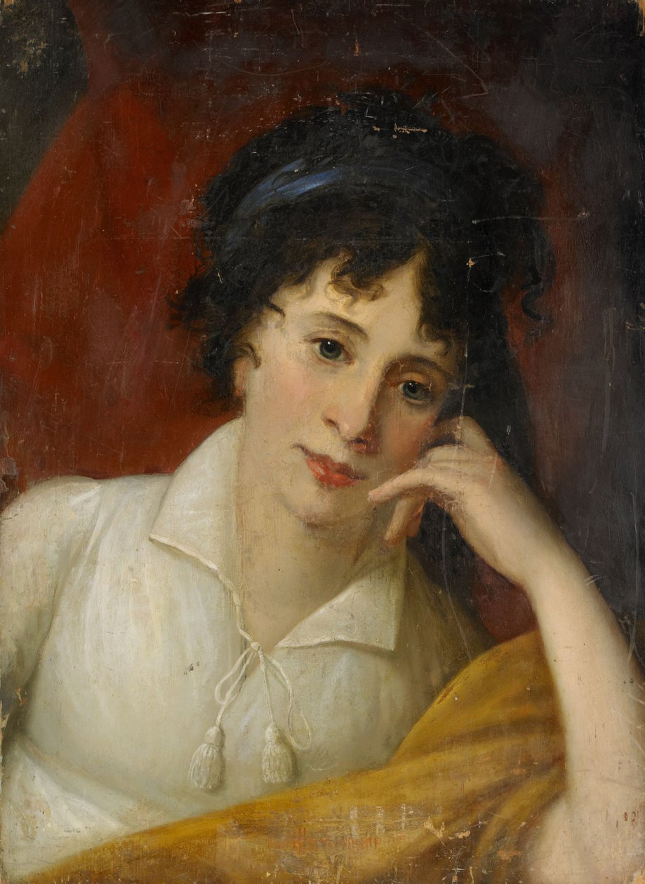 Portræt af Ekaterina Fyodorovna Muravyova-Apostol, født Kolokoltseva 1771-1848 af Jean Laurent Monnier