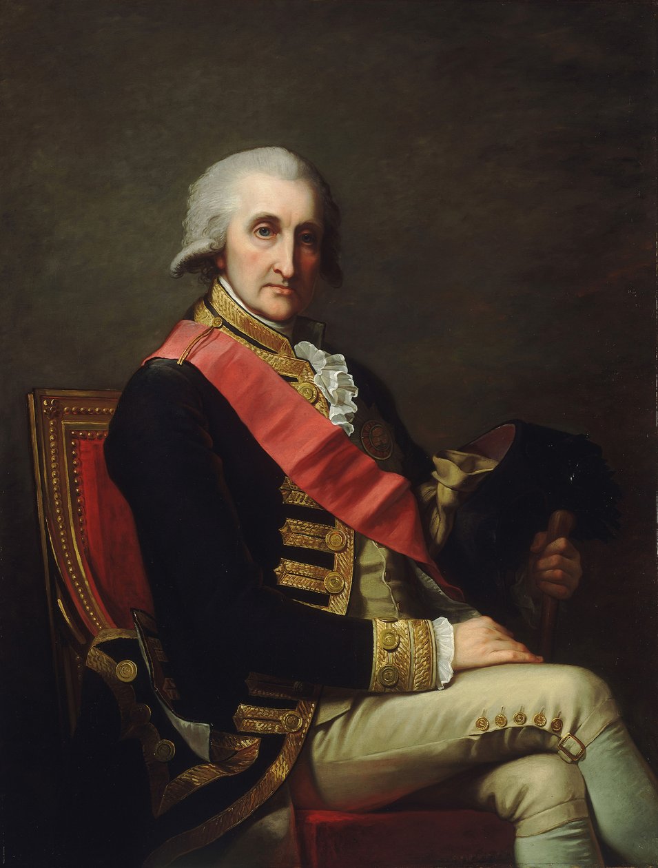 Admiral Lord George Brydges Rodney af Jean Laurent Mosnier