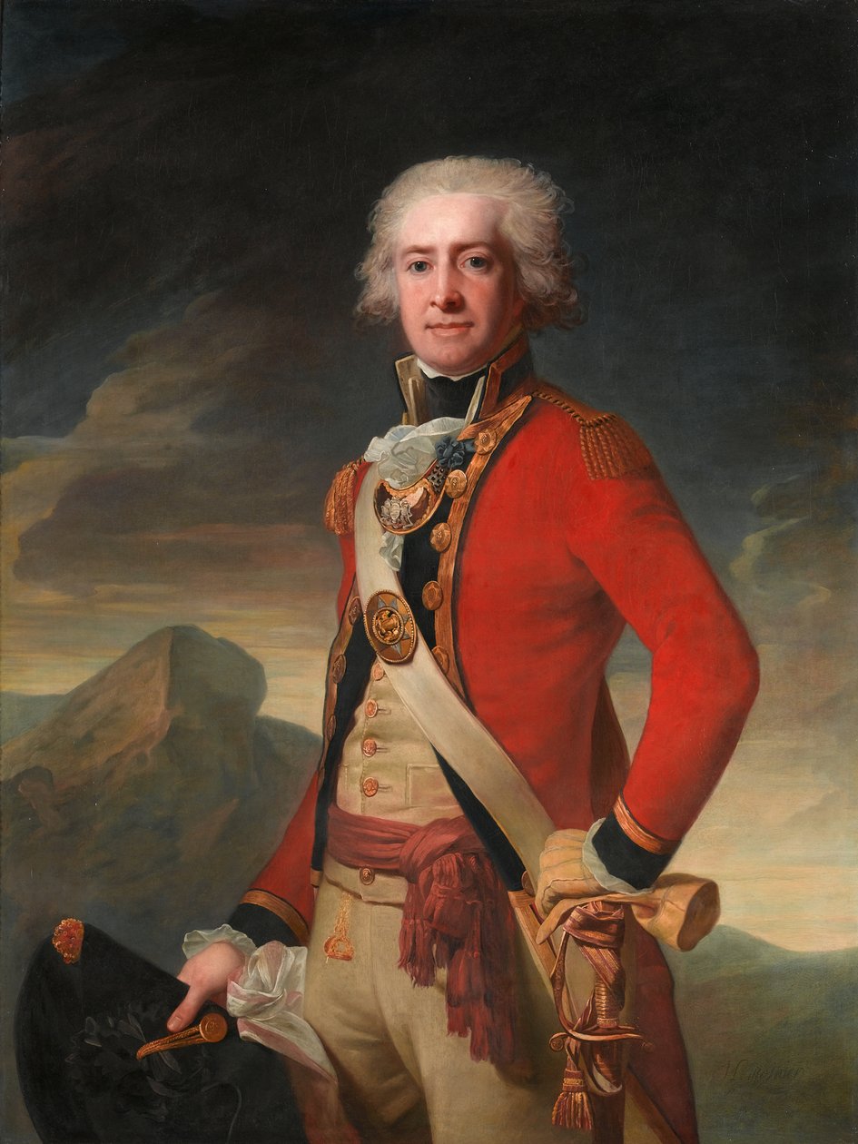 Oberstløjtnant Francis Richardson, 1. fodvagt, 1792 af Jean Laurent Mosnier