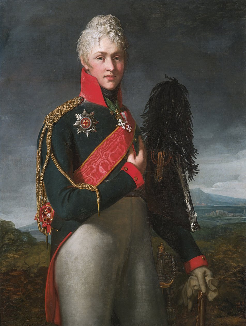Portræt af Arkadi Alexandrovich Suvorov 1784-1811, grev Rymniksky, 1805 af Jean Laurent Mosnier