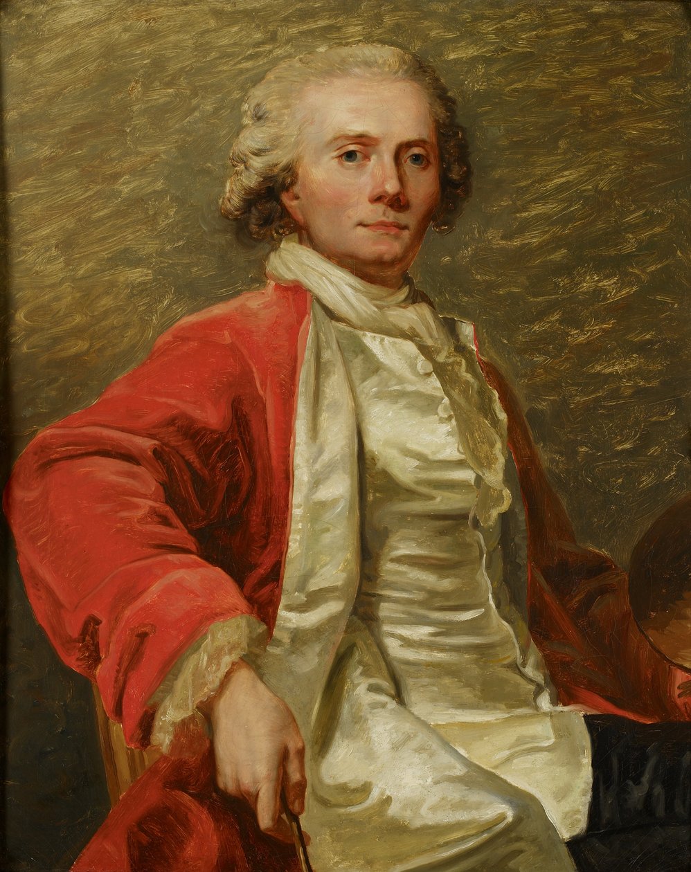 Selvportræt, 1786 af Jean Laurent Mosnier