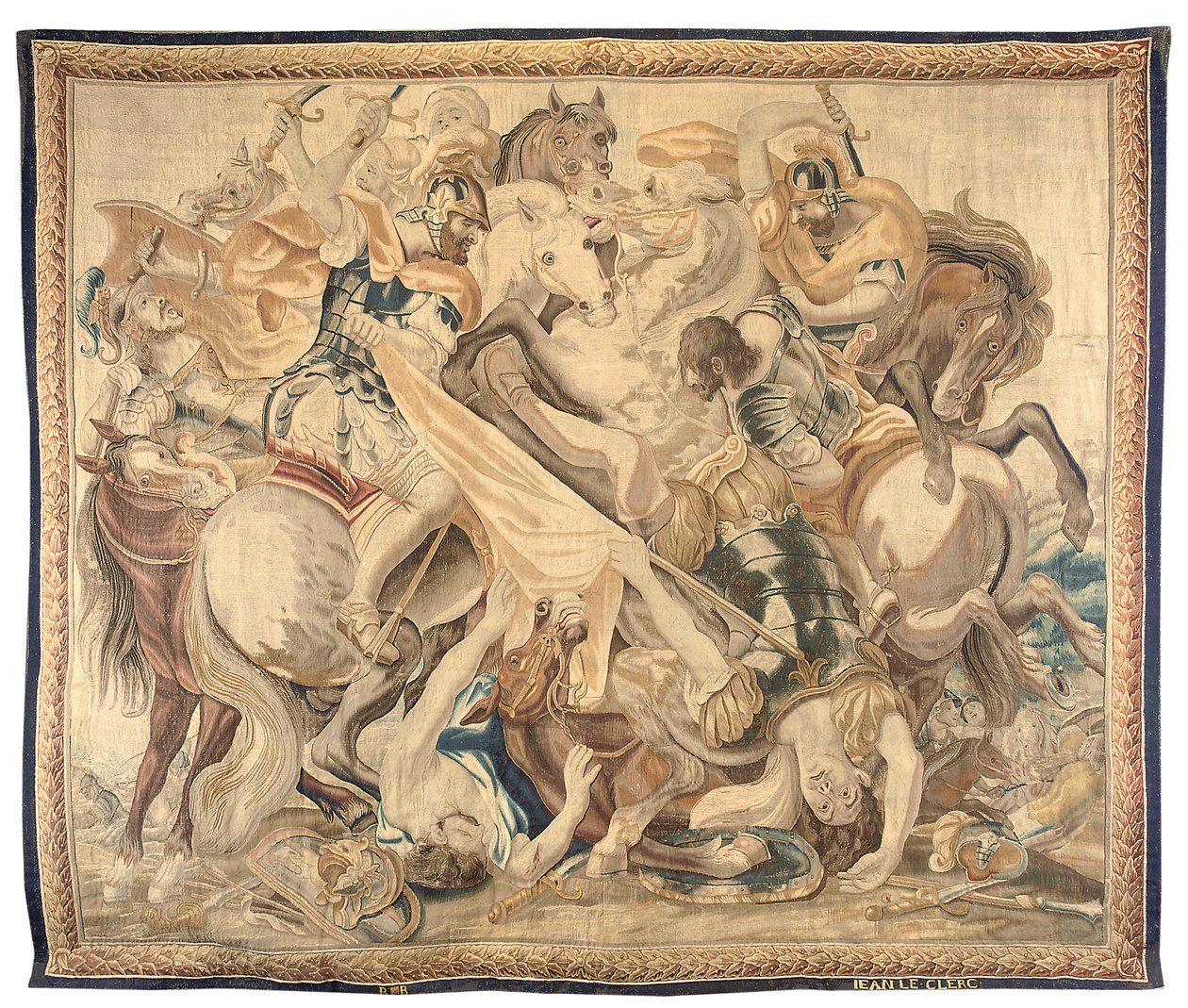 Bruxelles gobelin fra et sæt på seks, ca. 1650 (uld og silke) af Jean Le and Eggermans Daniel II Clerc