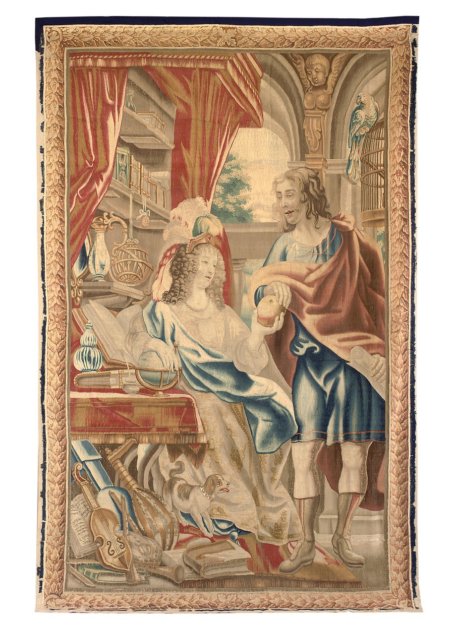 Bruxelles gobelin fra et sæt på seks, ca. 1650 (uld og silke) af Jean Le and Eggermans Daniel II Clerc