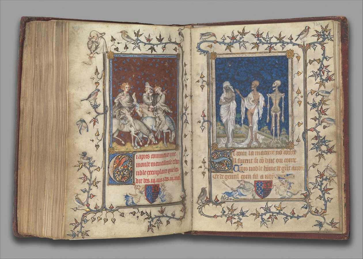 Bønnebogen fra Bonne af Luxembourg, hertuginde af Normandiet, før 1349. af Jean Le Noir