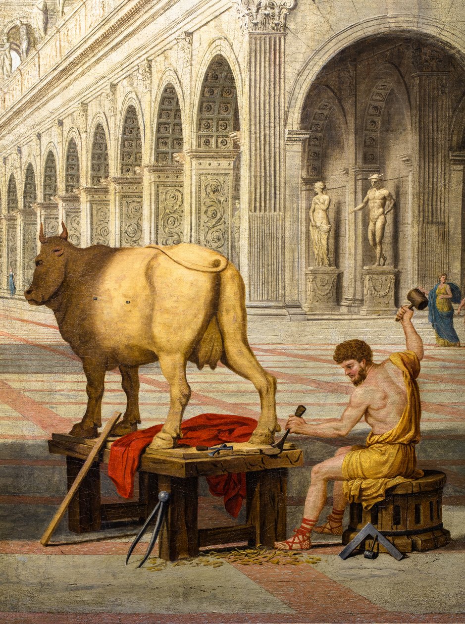 Daidalos og Pasiphaé af Jean Lemaire