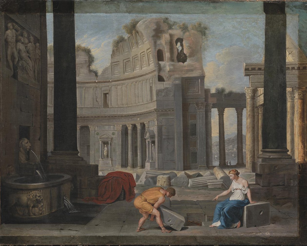 Theseus finder sin fars sværd og sandaler af Jean Lemaire