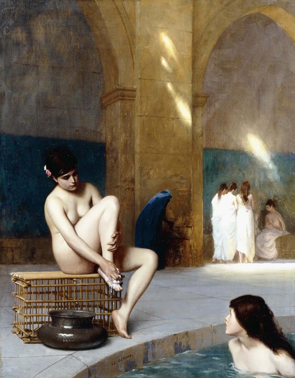 Nøgen kvinde, ca. 1889 af Jean Leon Gerome