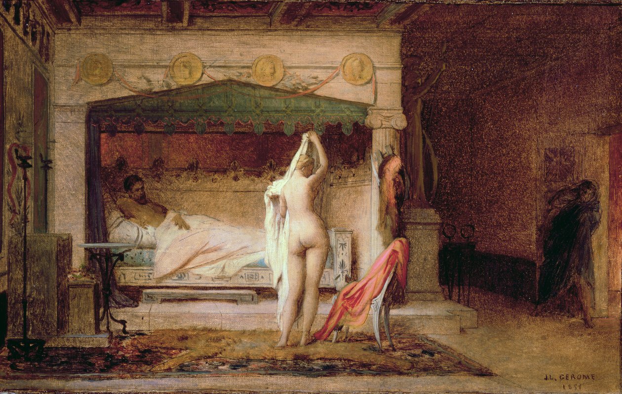 Kong Candaules af Lydia, 1858 af Jean Leon Gerome