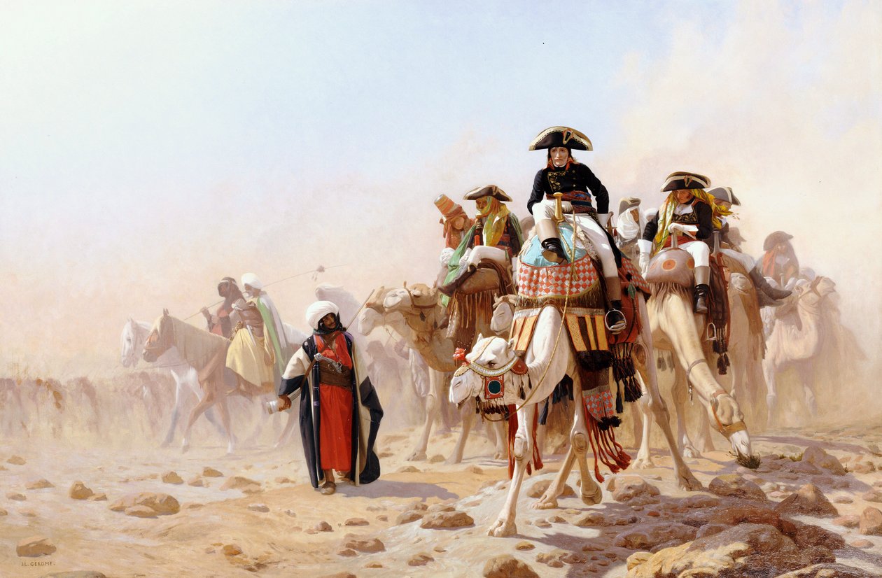 Napoleon og hans generalstab af Jean Leon Gerome