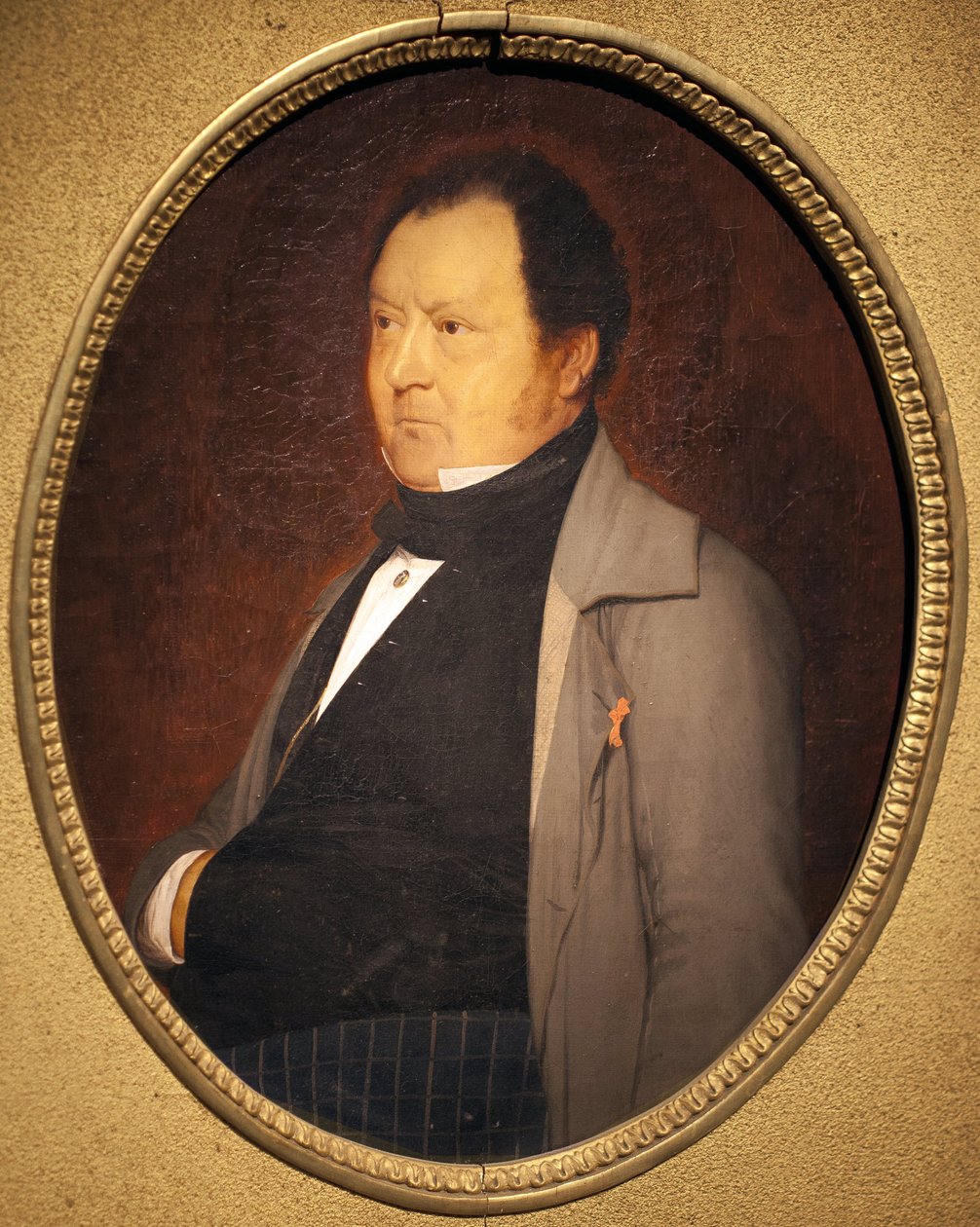 Portræt af hr. Leblond. Maleri af Jean Leon Gerome (1824-1904), olie på lærred, ca. 1844. Fransk kunst af Jean Leon Gerome