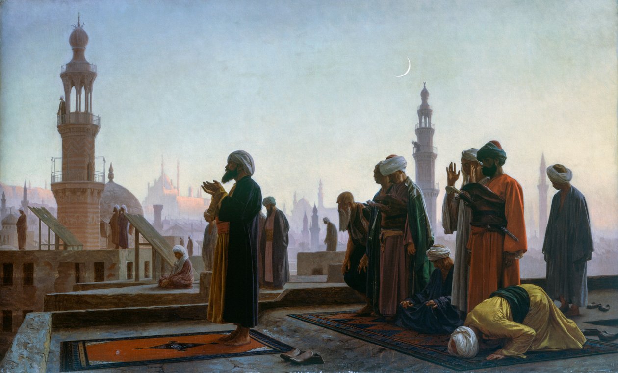 Bøn i Kairo af Jean Leon Gerome