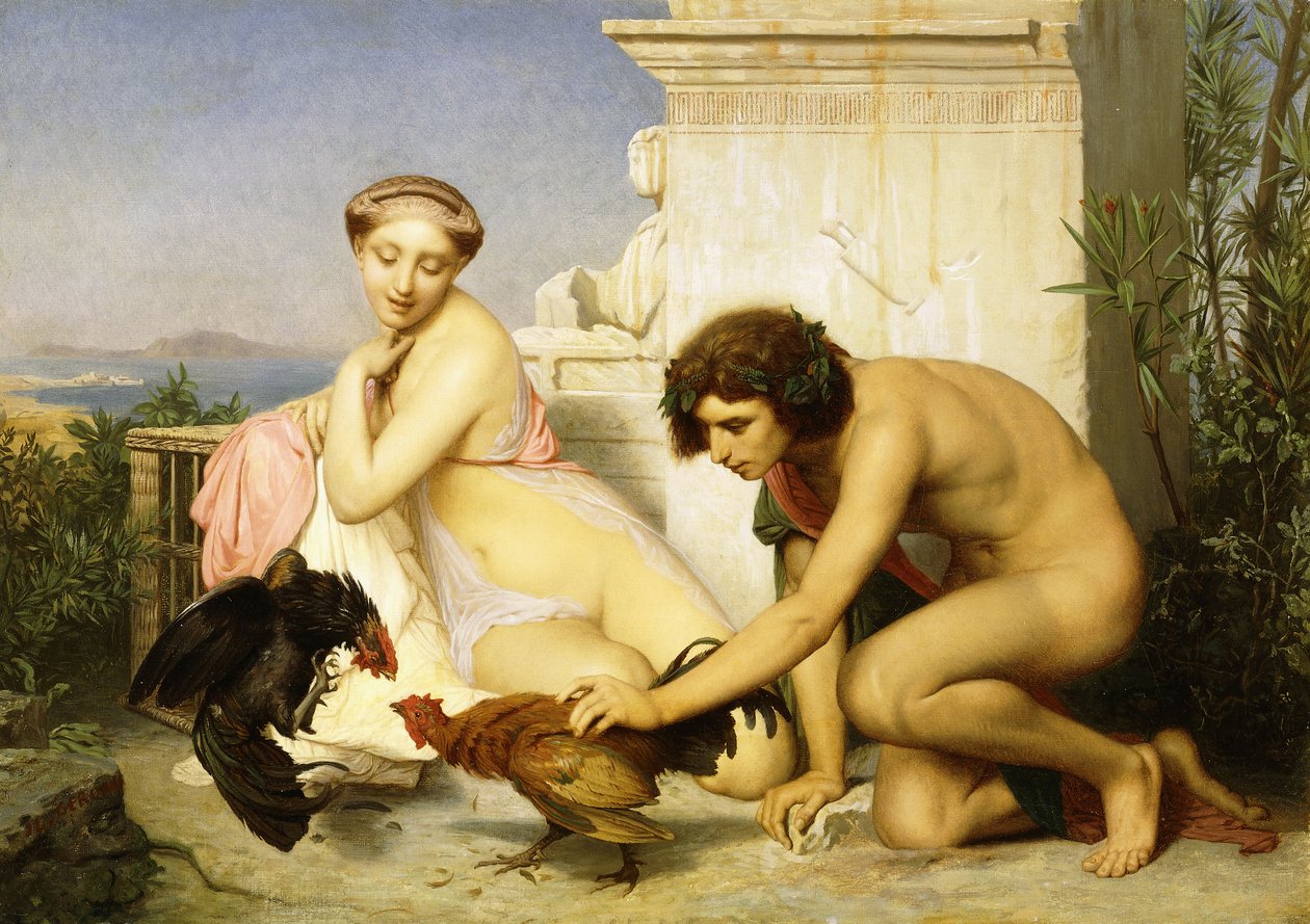 Hanekampen, af Jean Leon Gerome