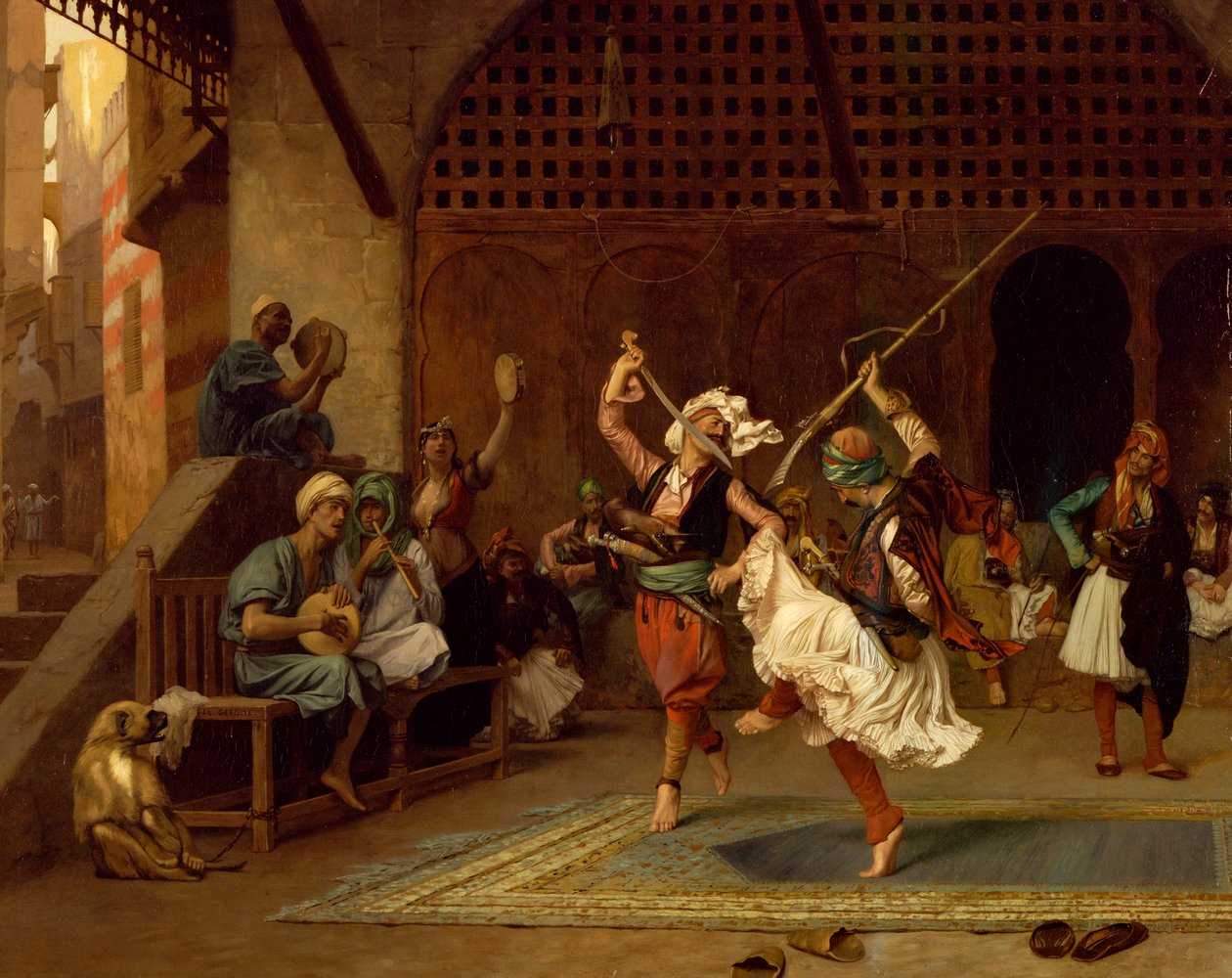 Pyrrhusdansen, 1885 af Jean Leon Gerome