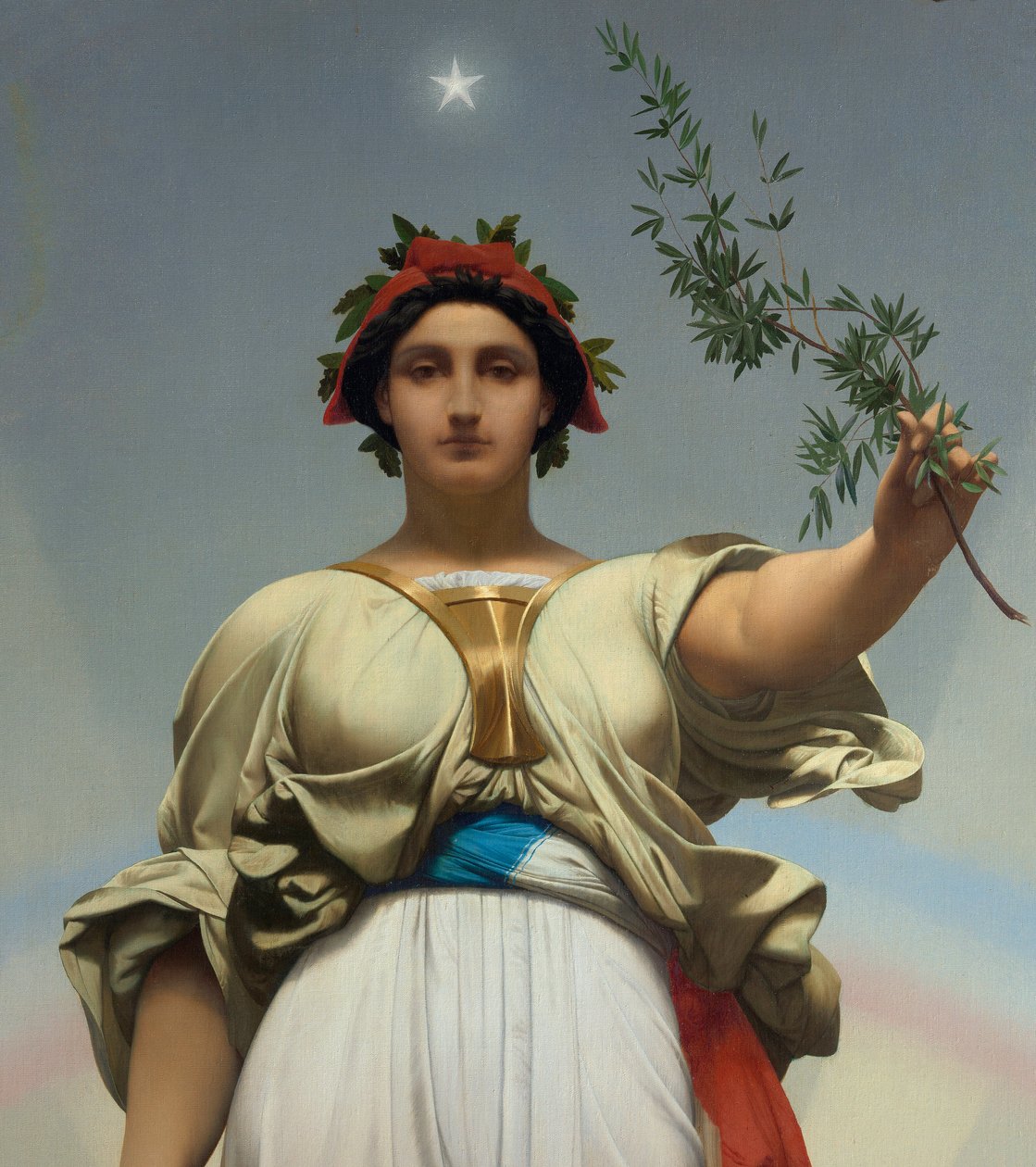 Republikken af ​​Gerome Jean Leon (1824 - 1904) (allegori - 1848); Lilas rådhus af Jean Leon Gerome