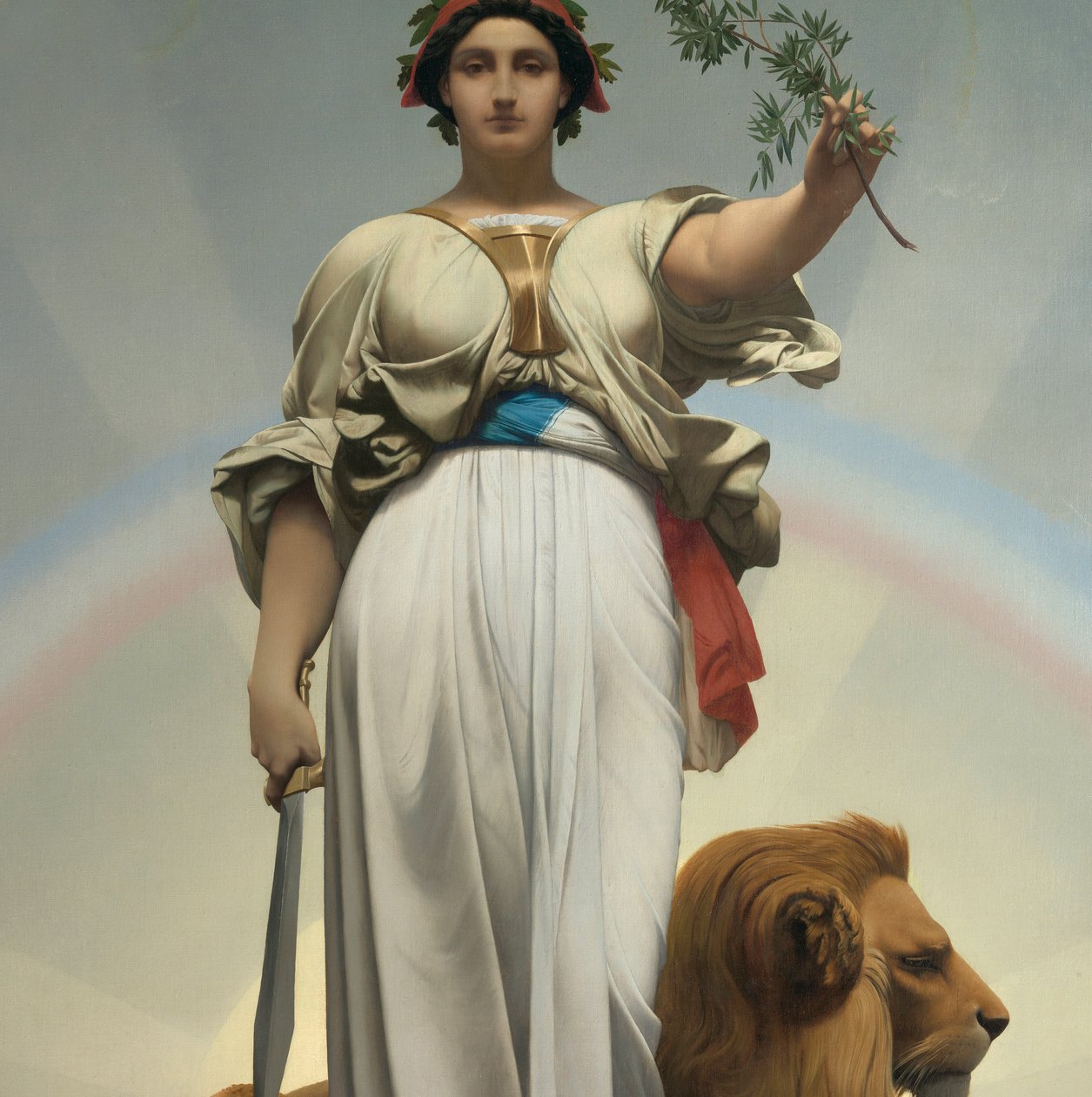 Republikken af ​​Gerome Jean Leon (1824 - 1904) (allegori - 1848); Lilas rådhus af Jean Leon Gerome