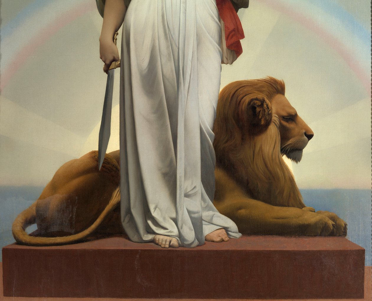 Republikken af ​​Gerome Jean Leon (1824 - 1904) (allegori - 1848); Lilas rådhus af Jean Leon Gerome