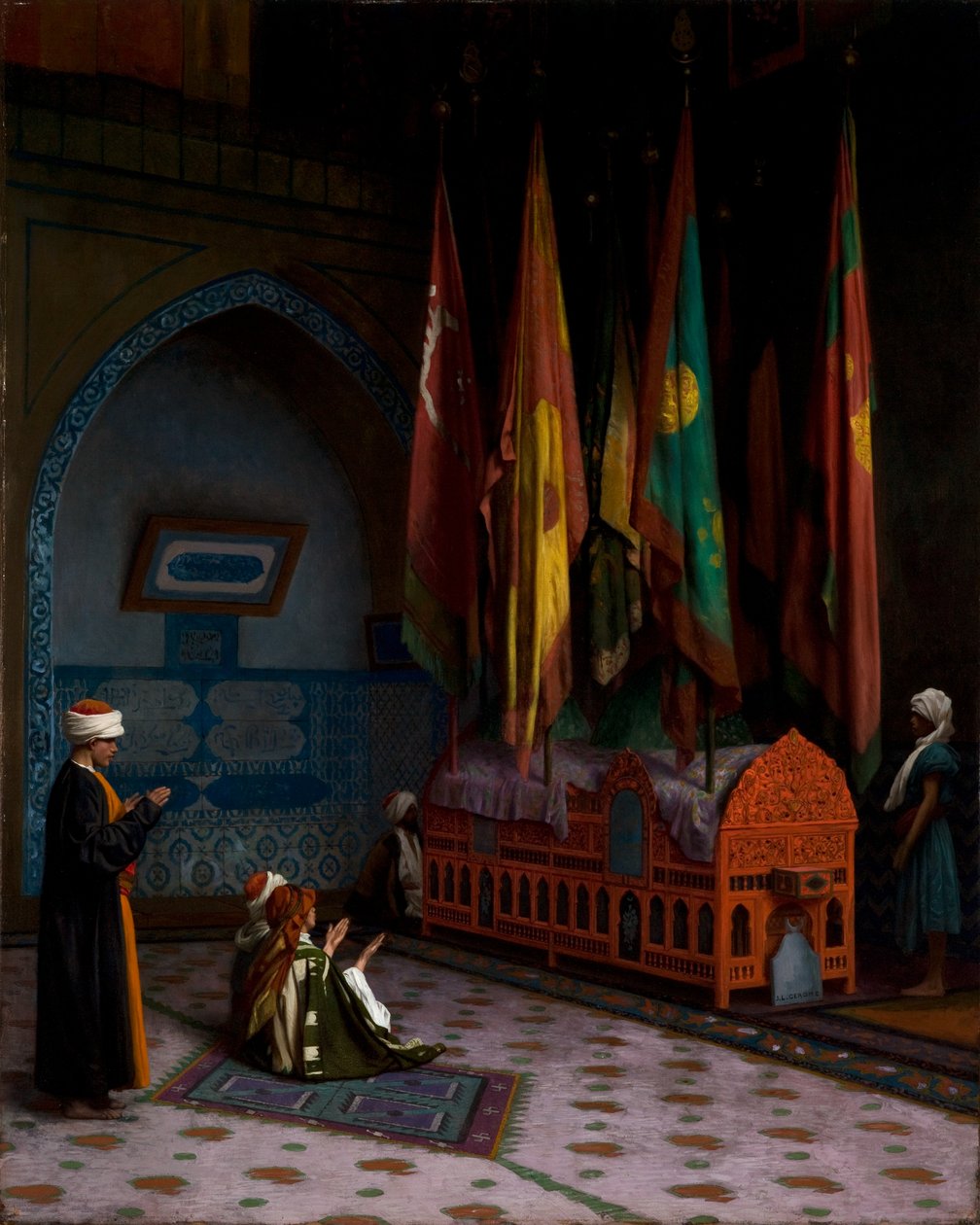 Vagtposten ved sultanens grav, ca. 1880 (olie på lærred) af Jean Leon Gerome
