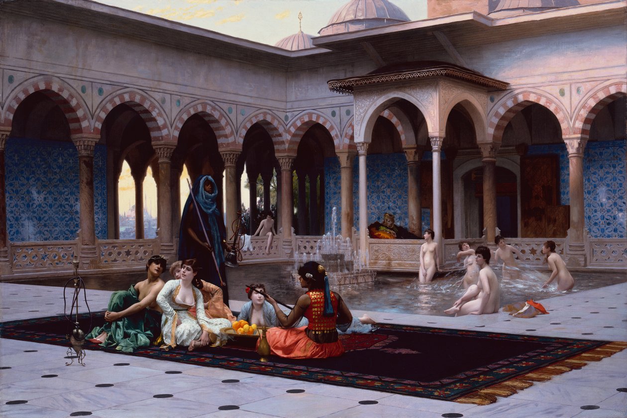 Seraglios terrasse af Jean Leon Gerome