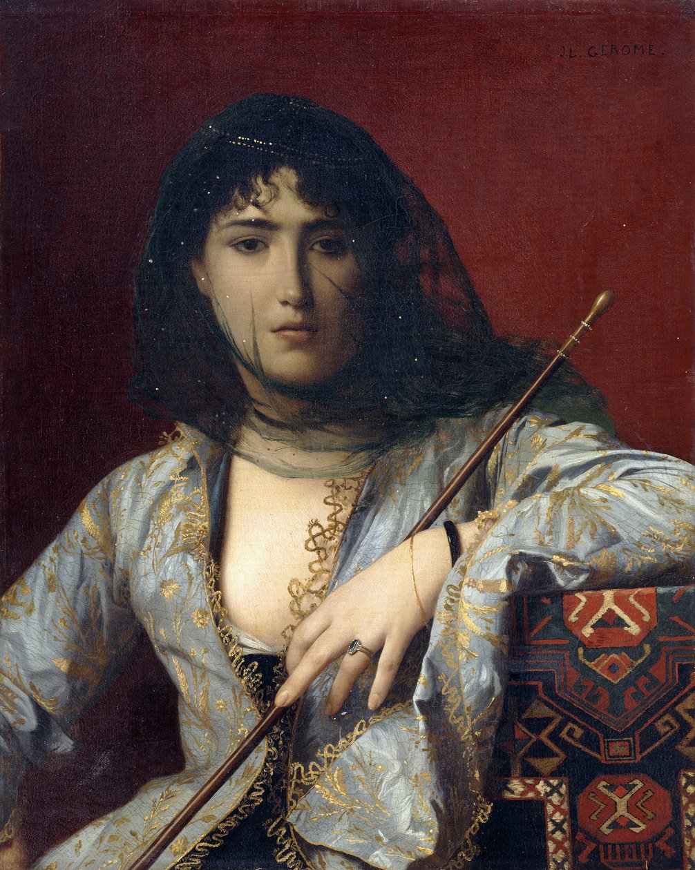 Tilsløret tjerkassisk dame, af Jean Leon Gerome