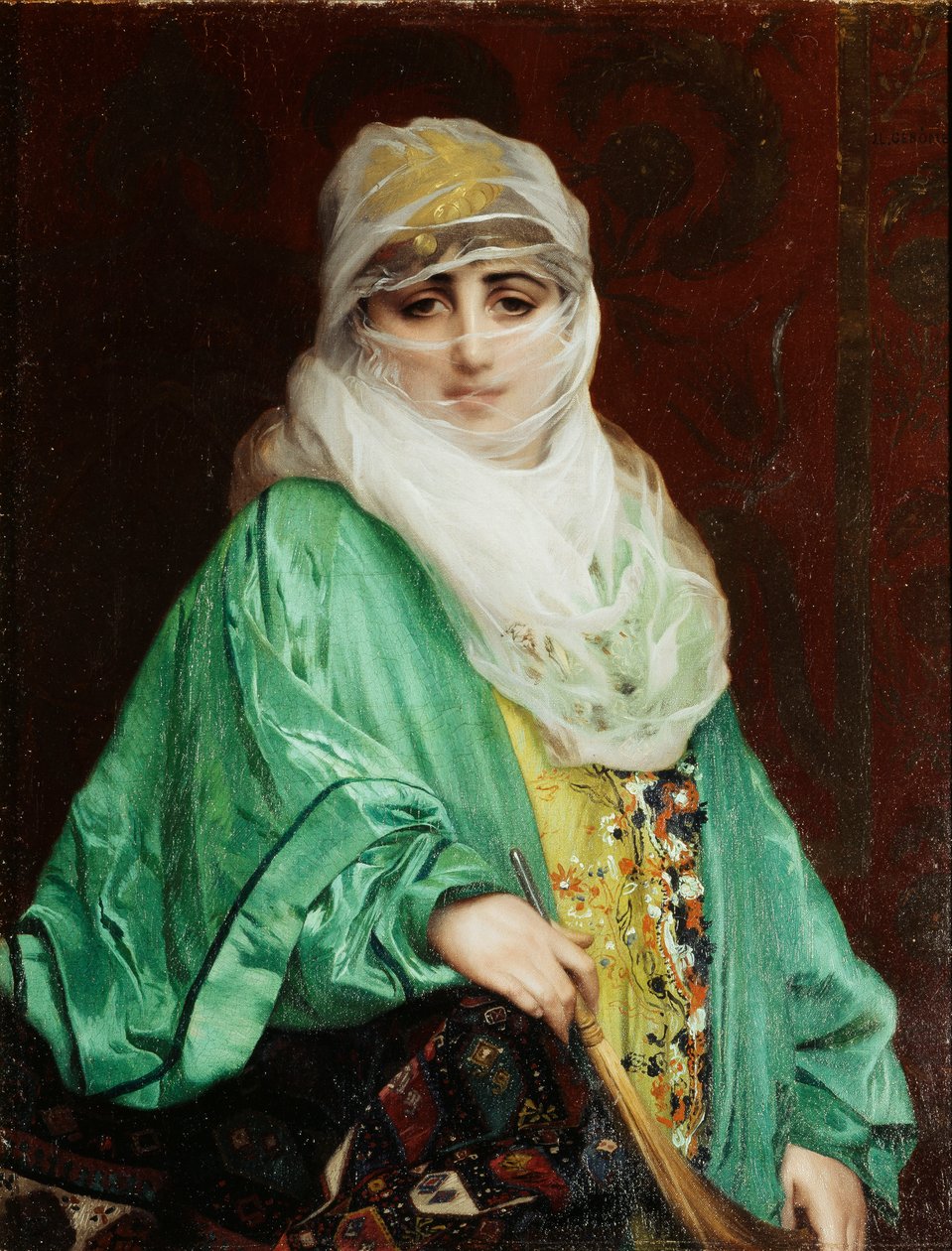 Kvinde fra Konstantinopel, stående, c.1876 af Jean Leon Gerome
