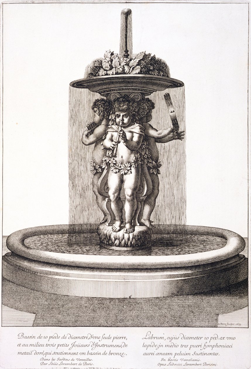 Fontæne af Louis Lerambert i Versailles, 1673 af Jean Lepautre