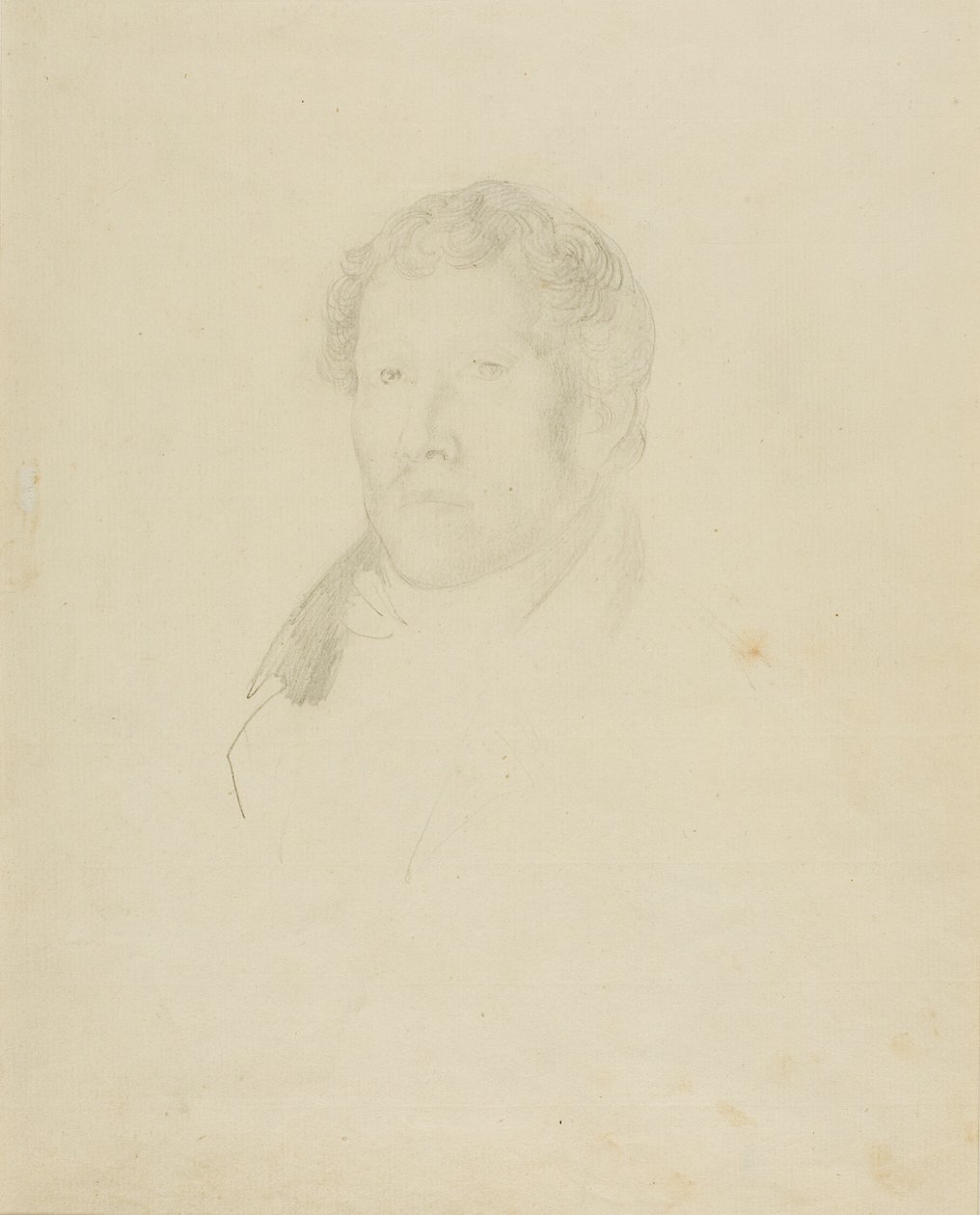 Portræt af en mand af Jean Louis André Théodore Géricault