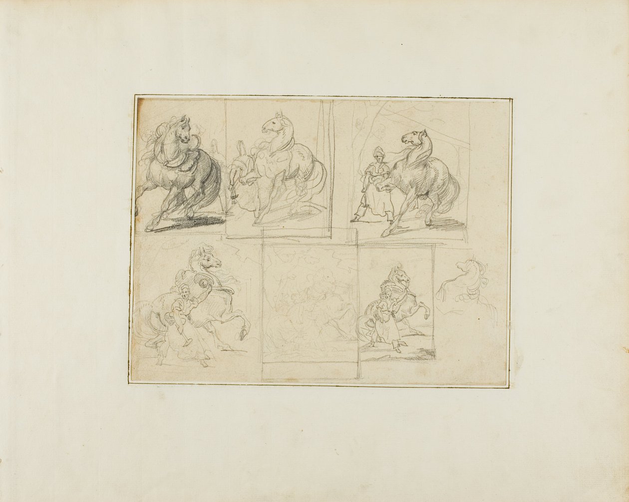 Studier af Jean Louis André Théodore Géricault