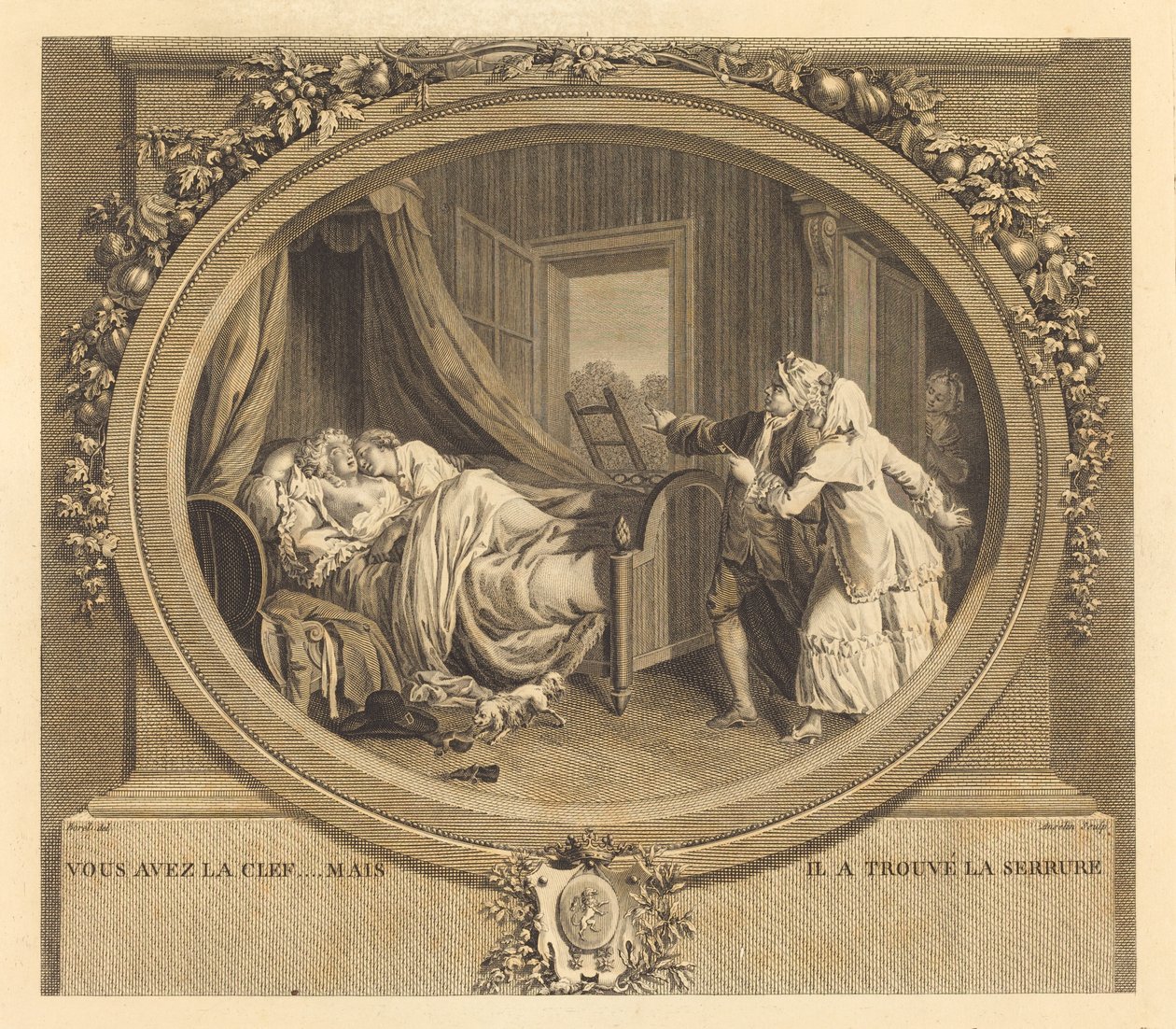 Du har nøglen, men han fandt låsen af Jean Louis Anselin after Antoine Borel