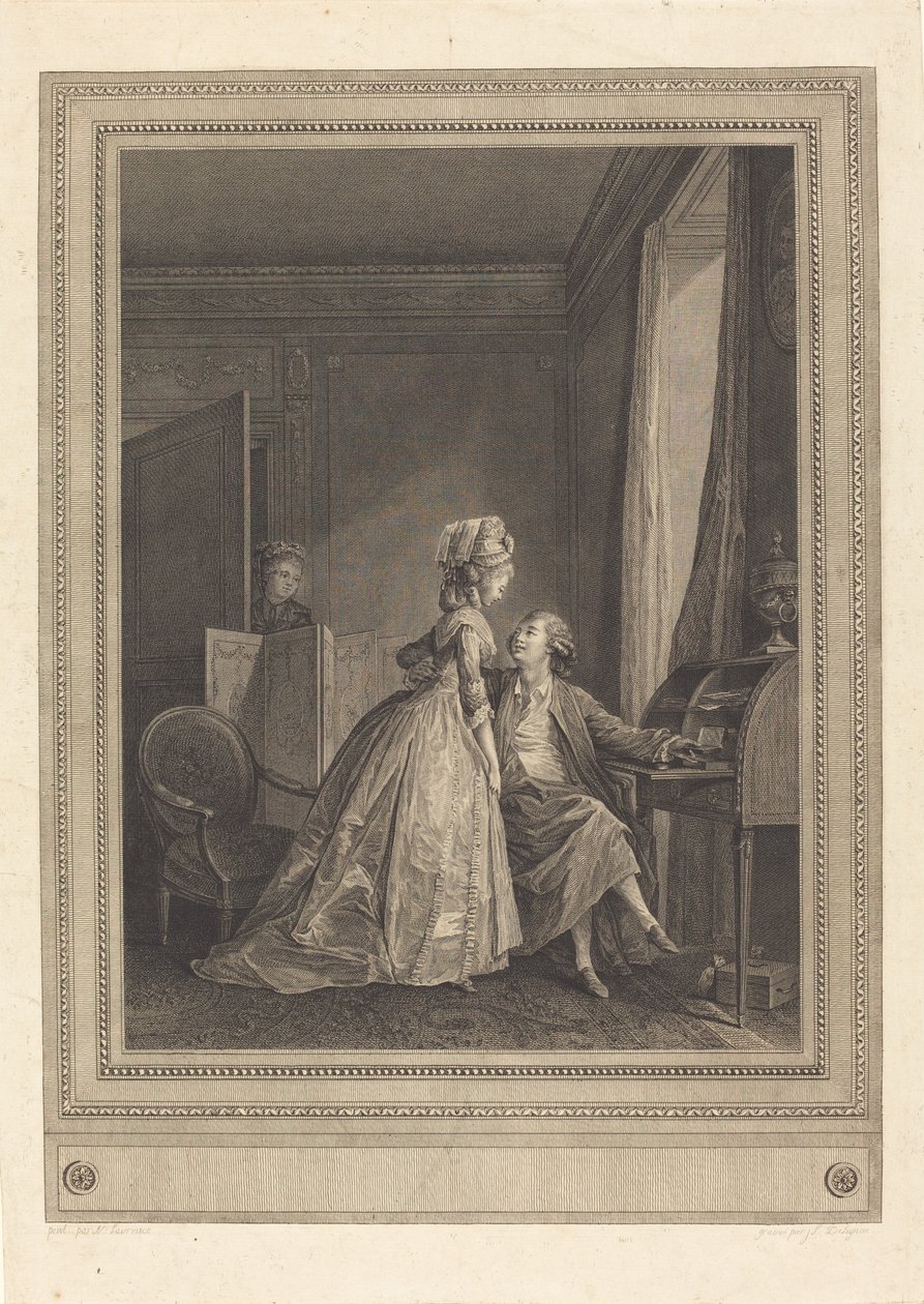 Attraktive tilbud af Jean Louis Delignon after Nicolas Lavreince