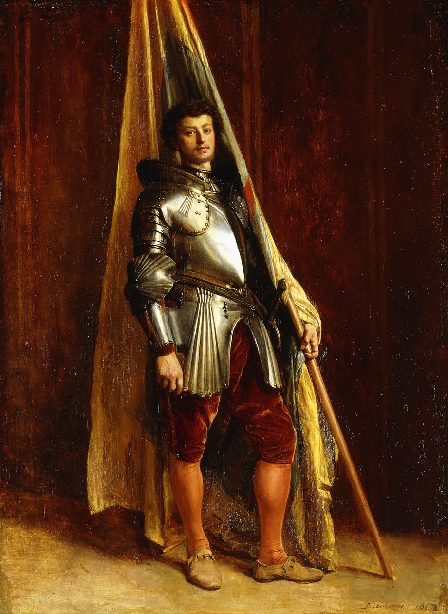 En krigsmand; En krigsmand, af Jean Louis Ernest Meissonier