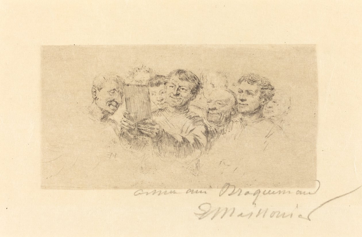 De elskende af Jean Louis Ernest Meissonier
