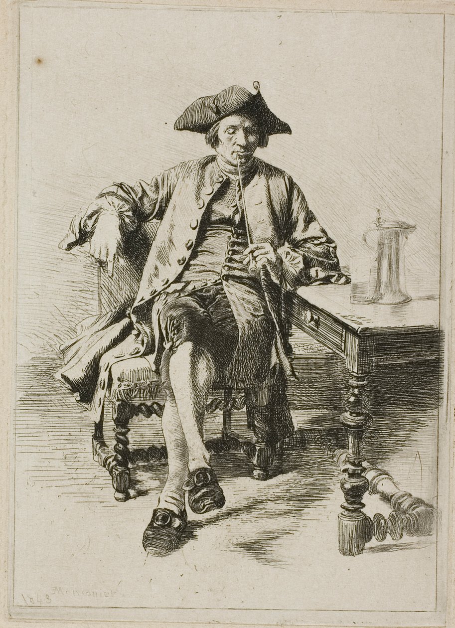 Den store ryger af Jean Louis Ernest Meissonier