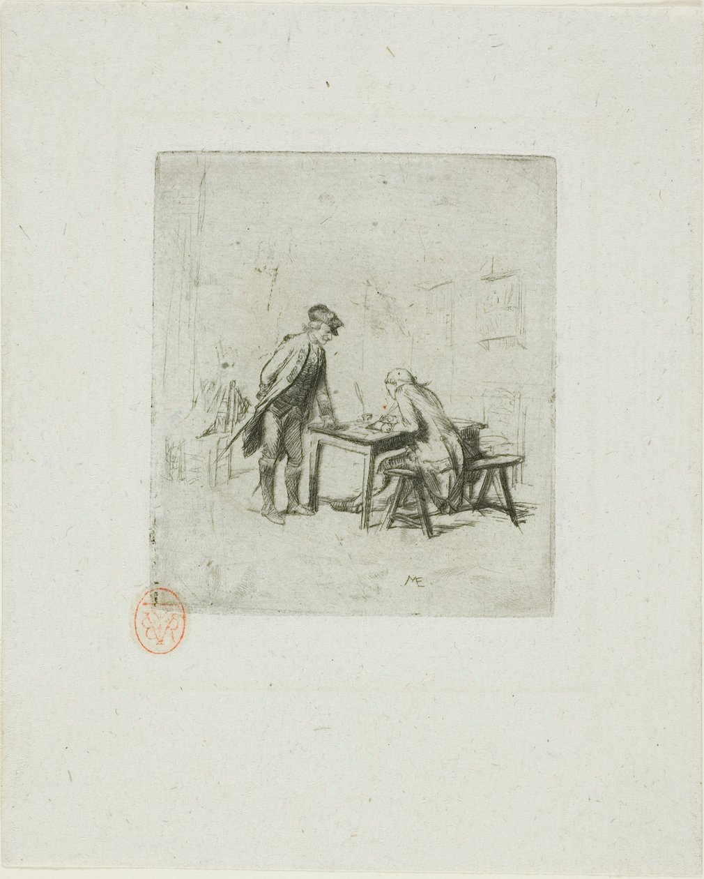 Sergentens reporter af Jean Louis Ernest Meissonier