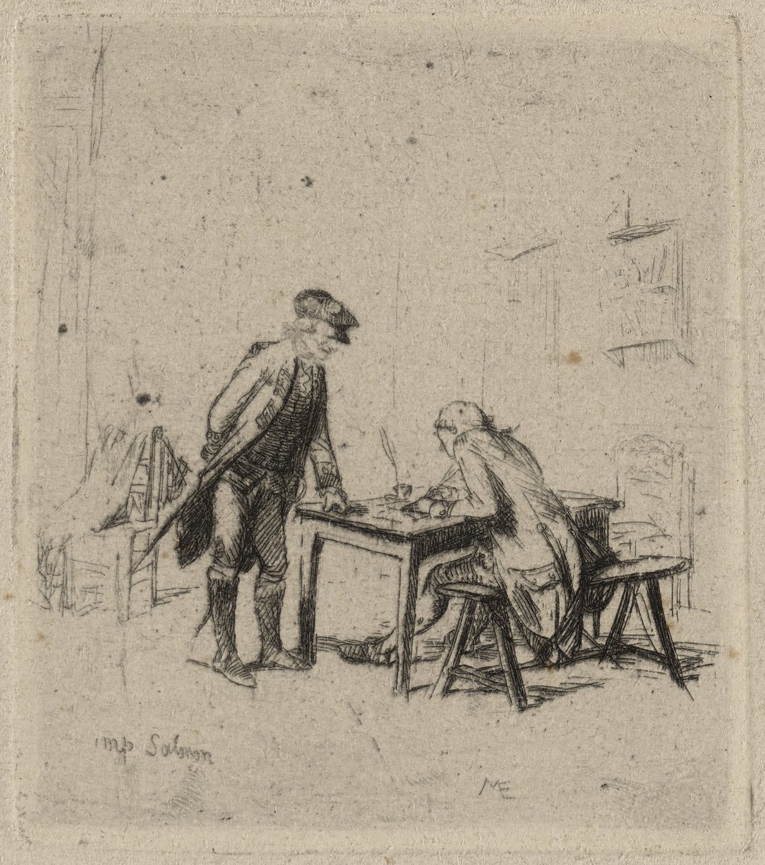 Uden titel af Jean-Louis Ernest Meissonier