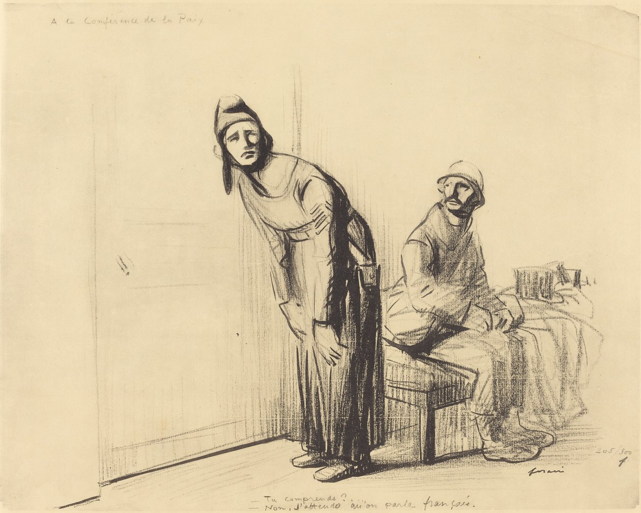 Ved Fredskonferencen af Jean Louis Forain