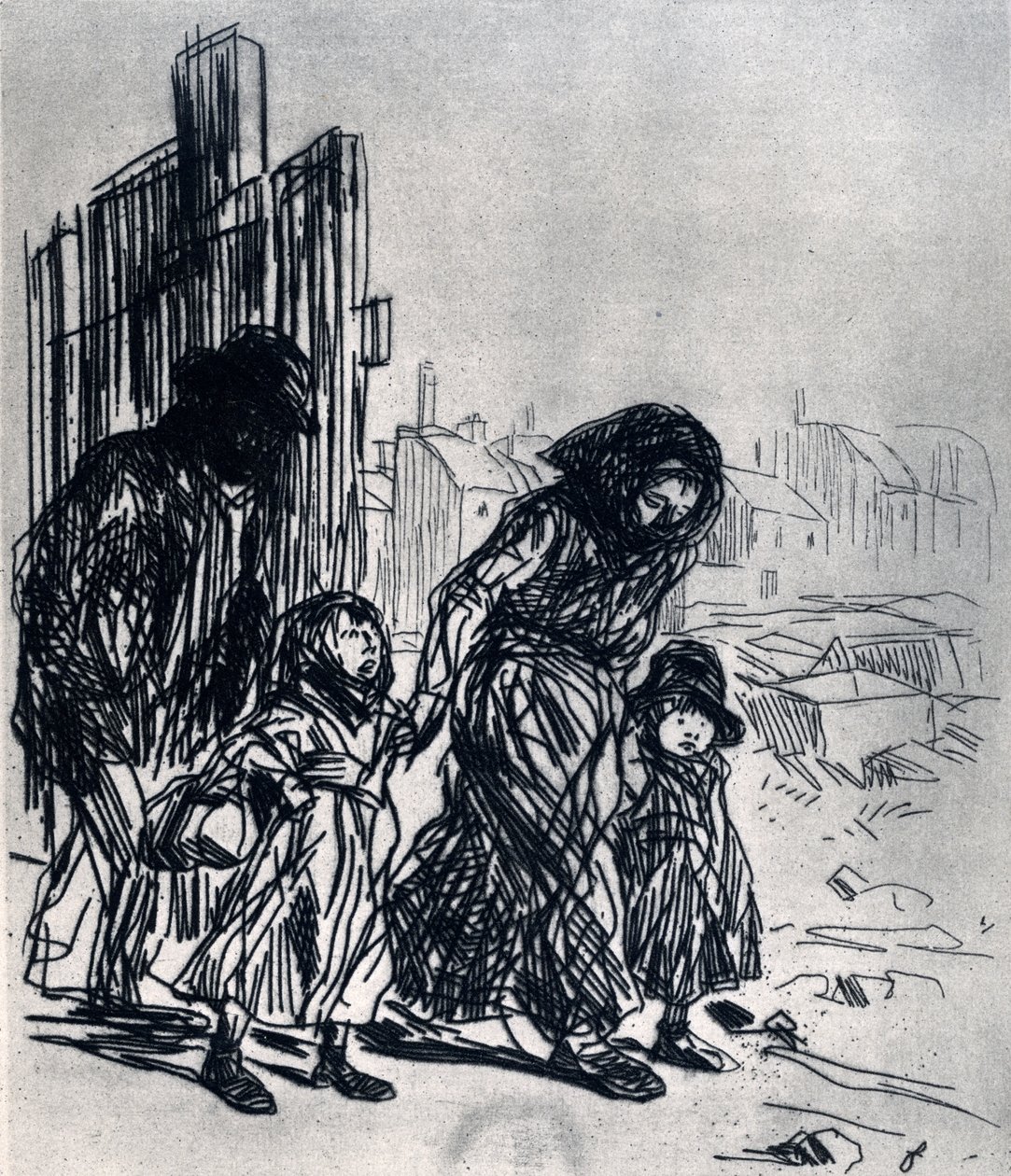 Efter beslaglæggelsen, 1925. af Jean Louis Forain